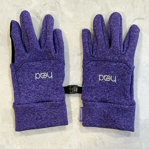 Head girls gloves in purple with touchscreen fingertip